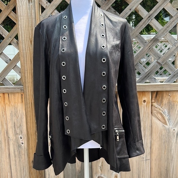 One O One Paris Black Embellished Blazer - Picture 1 of 8